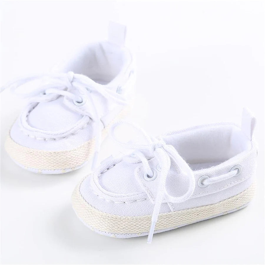 Unisex Lace Up Flat Shoes