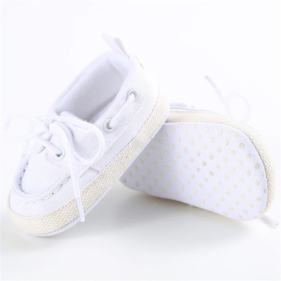 Unisex Lace Up Flat Shoes