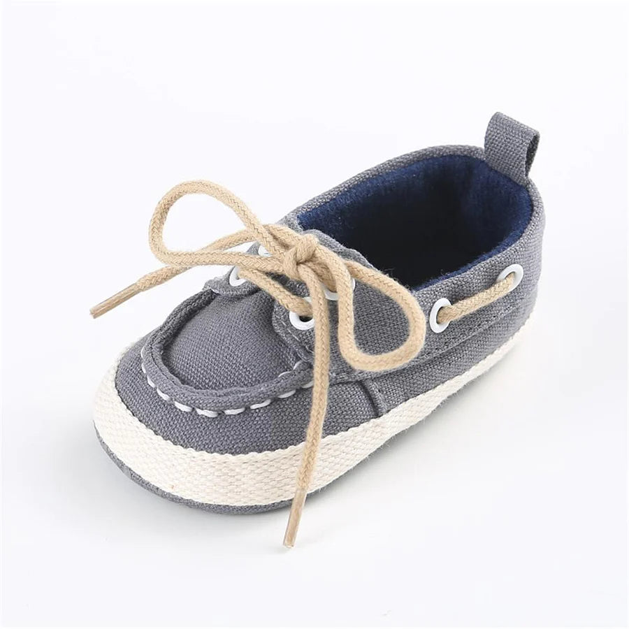 Unisex Lace Up Flat Shoes