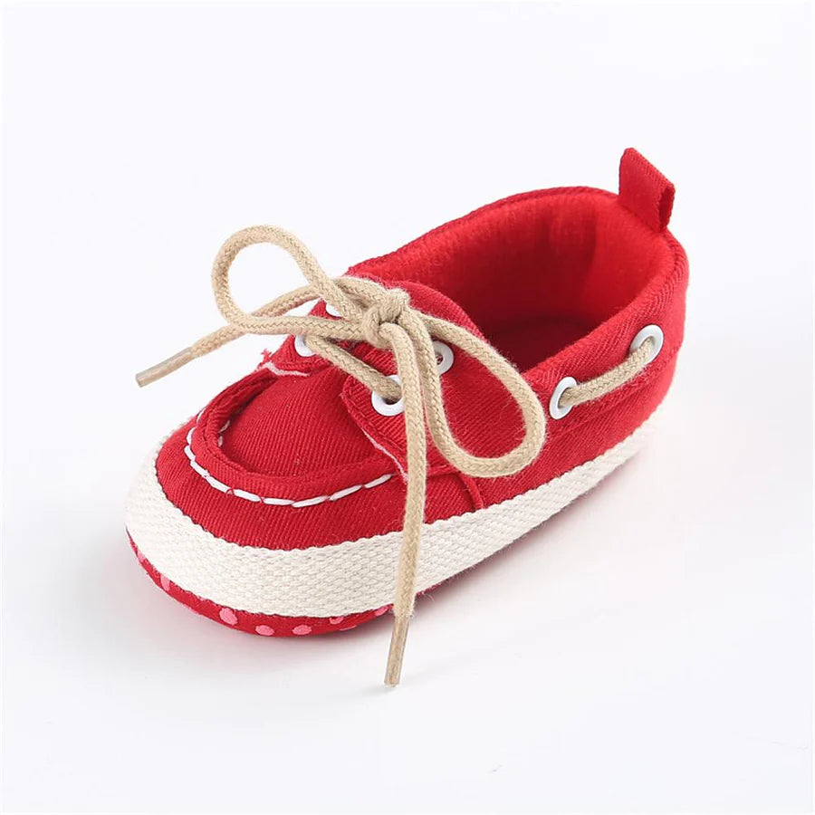 Unisex Lace Up Flat Shoes